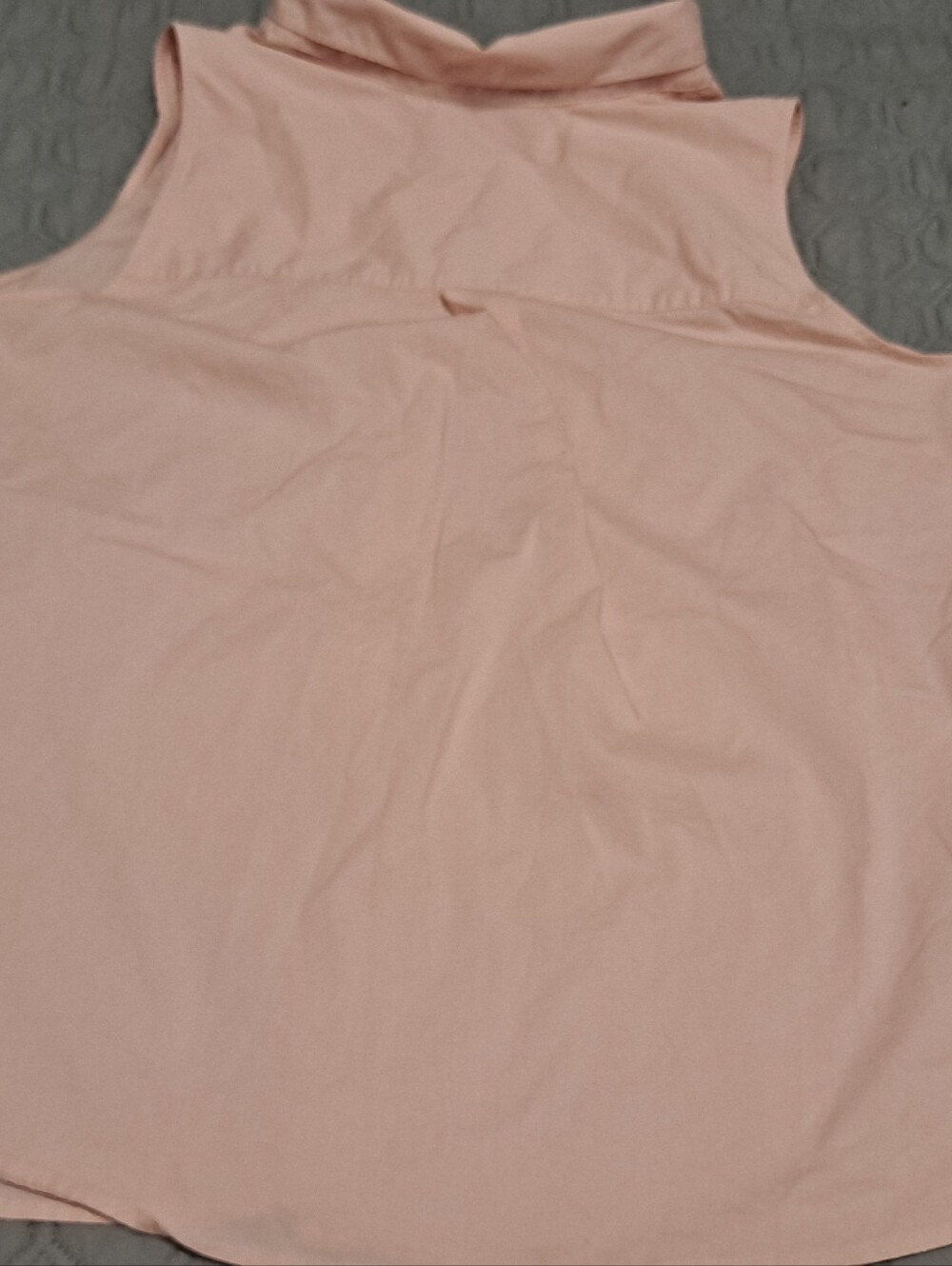 Lane Bryant Light Pink Sleeveless Collared Button-Up Top Sz 16 - Picture 7 of 7